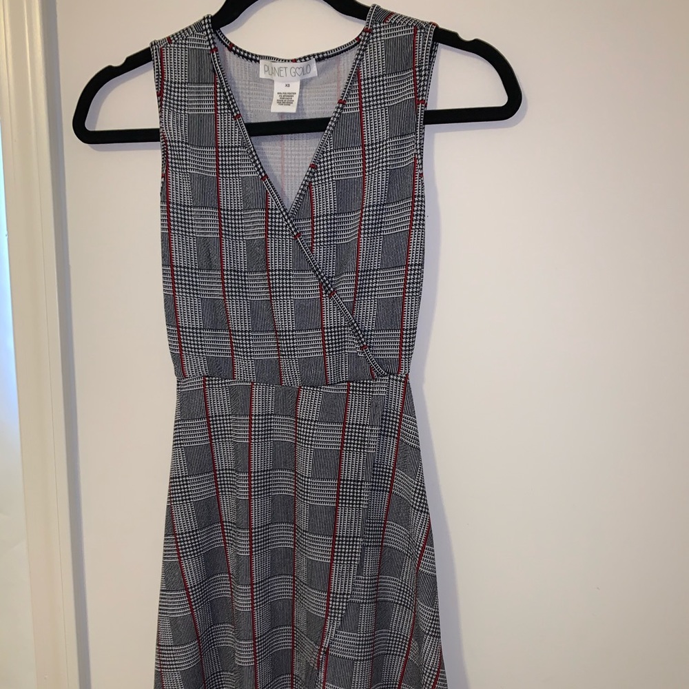 Short Plaid Dress